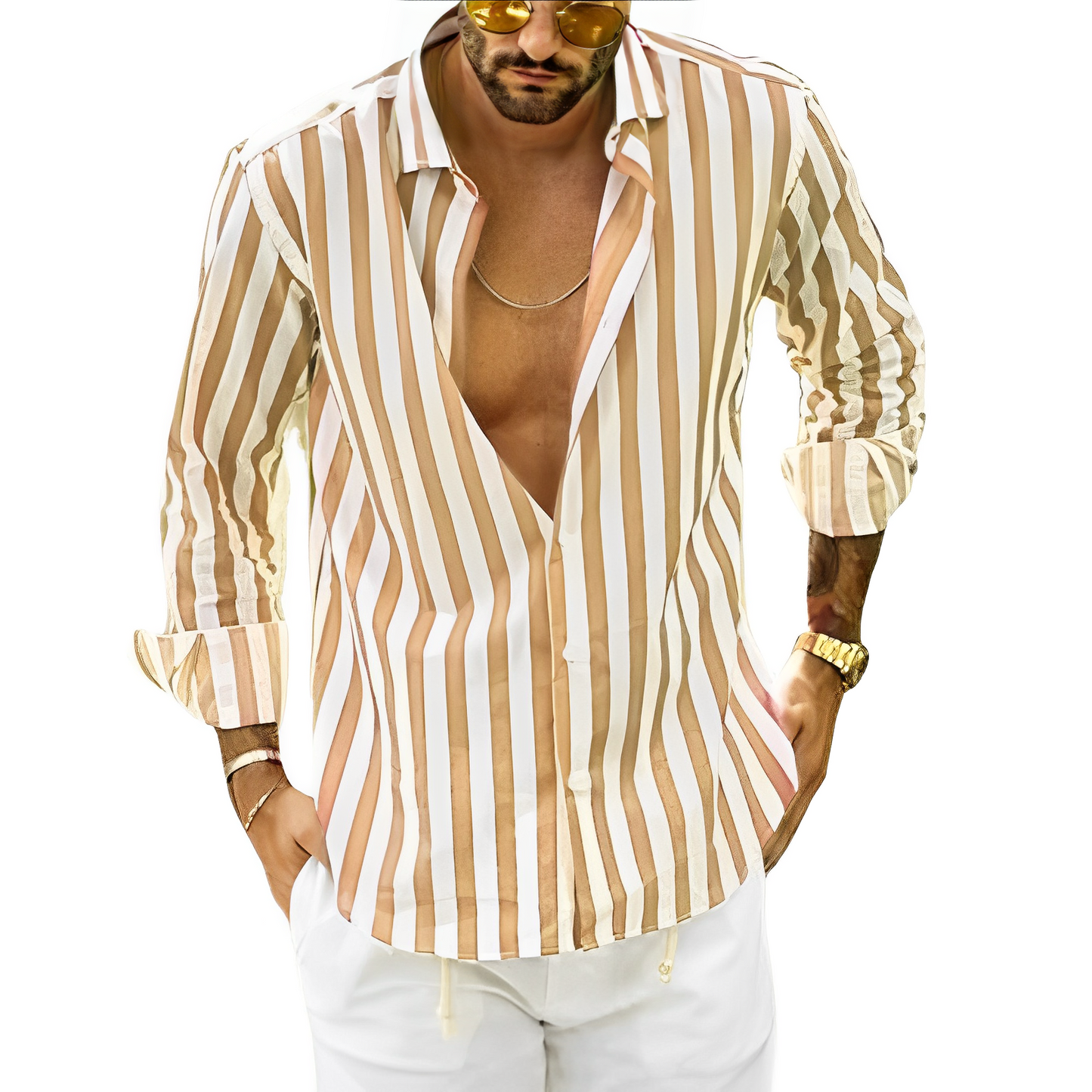 Martin - Camisa a Rayas para Verano