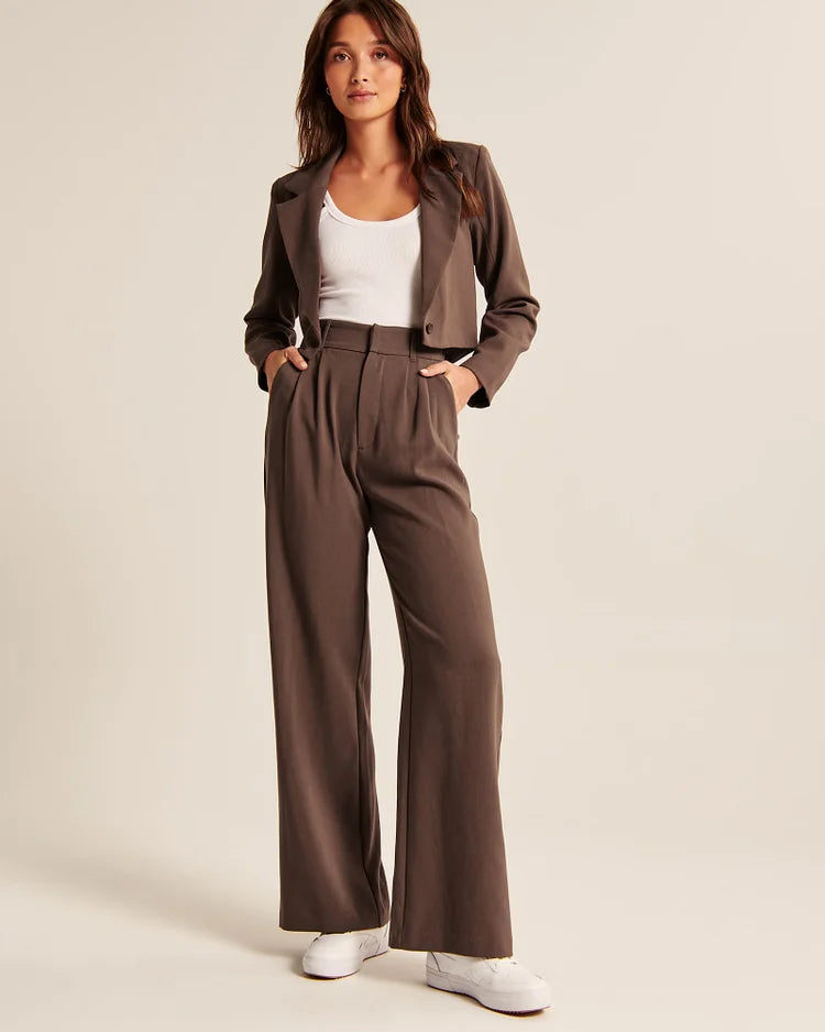 CLAUDIA- ELEGANTE PANTALON ANCHO PARA DAMA